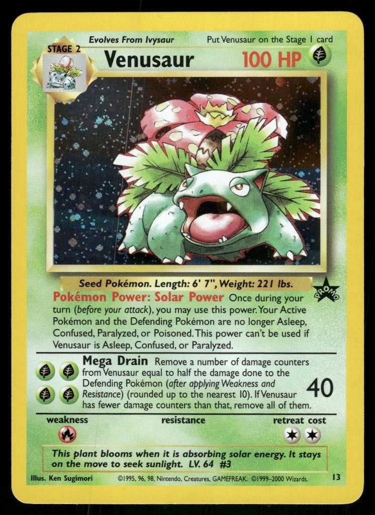 Venusaur 13/53 - Wizards Black Star Promos (NM), Envoi, Utilisé