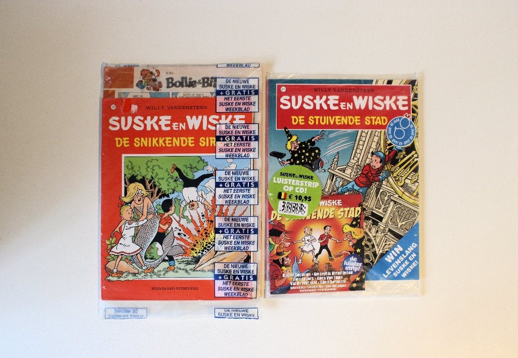 Suske en Wiske sealed met bijvoegsel 2 albums (1ste druk), Neuf, Plusieurs BD, Enlèvement ou Envoi, Willy Vandersteen