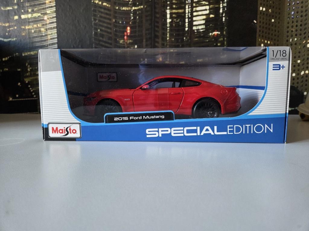 Maisto Ford Mustang Bouwjaar 2015 rood 31197, Ophalen of Verzenden, Nieuw, Auto, Maisto