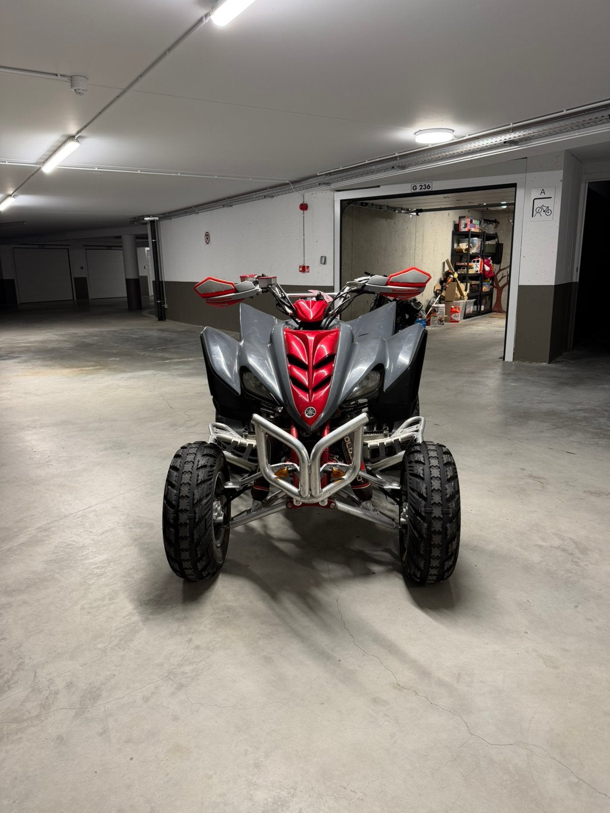 Yamaha Raptor YFM350R-W, Motoren, 11 kW of minder, 350 cc, 1 cilinder