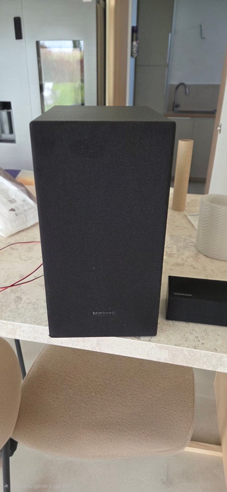 barre de son + surround samsung, TV, Hi-fi & Vidéo, Autres marques, Comme neuf, Enlèvement, Kit home cinéma