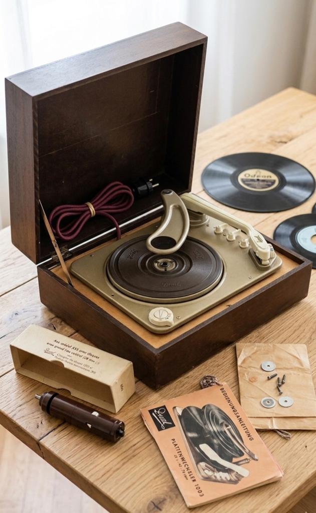 Vintage DUAL 1003 platenspeler (jaren 50), Audio, Tv en Foto, Platenspelers, Ophalen of Verzenden, Platenspeler, Dual, Automatisch