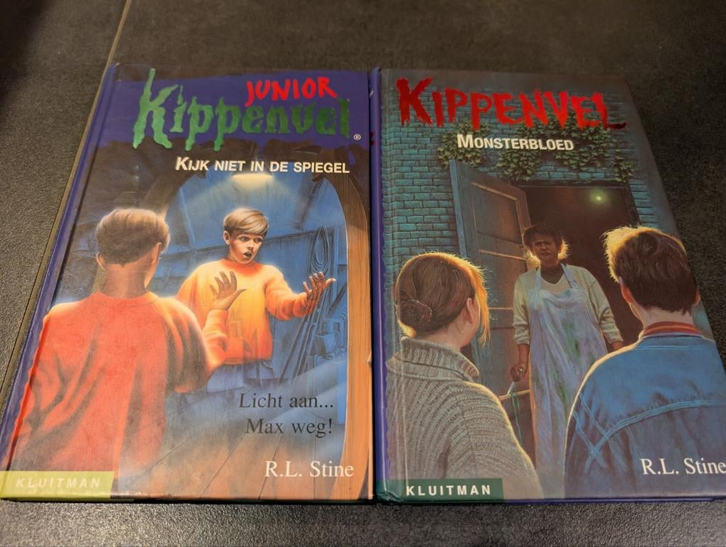 2 boeken Kippenvel, Enlèvement