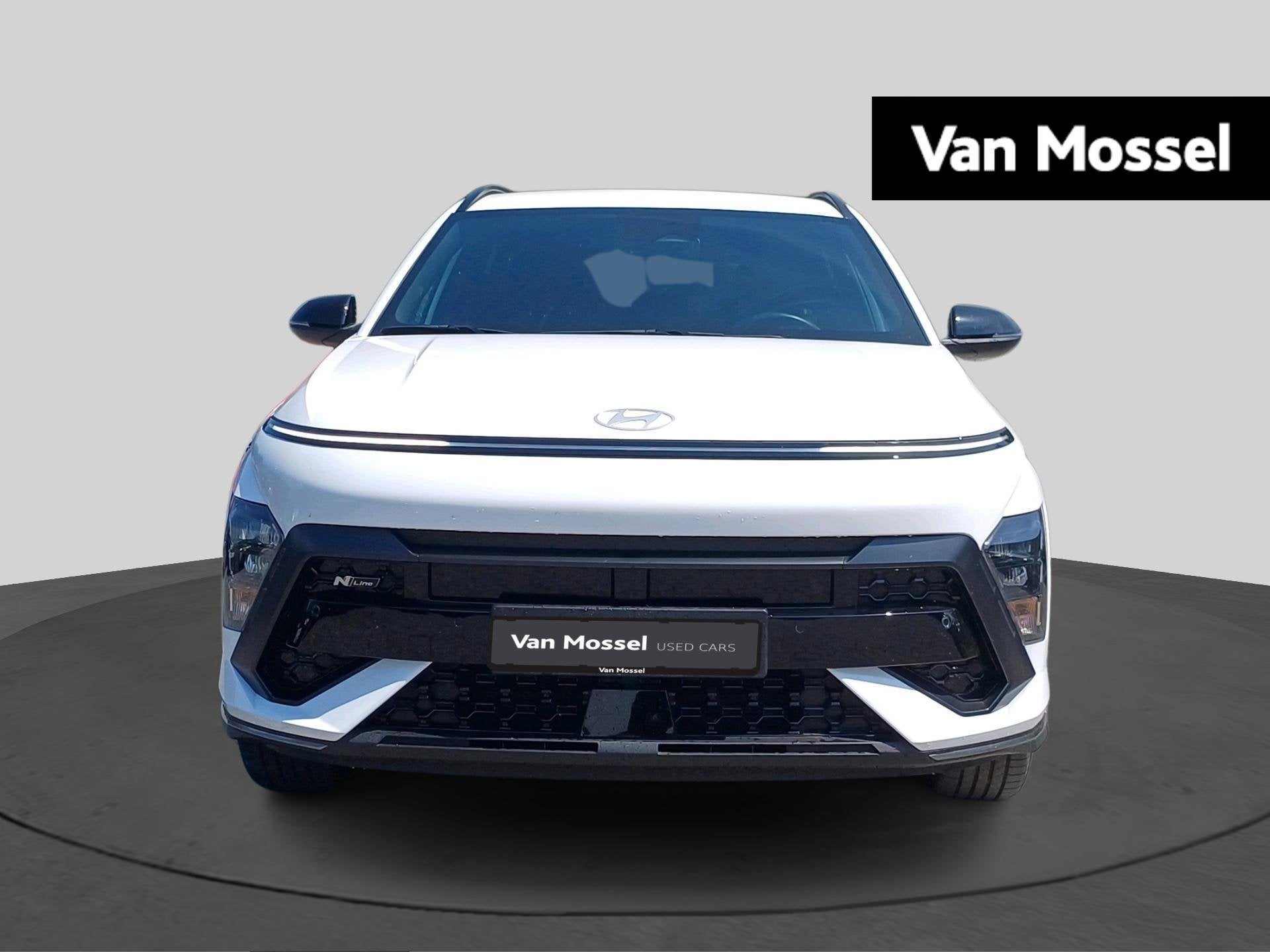 Hyundai Kona 1.6 GDi Hybrid Feel N-Line 6-DCT, Auto's, Stof, Gebruikt, Zwart, 4 cilinders