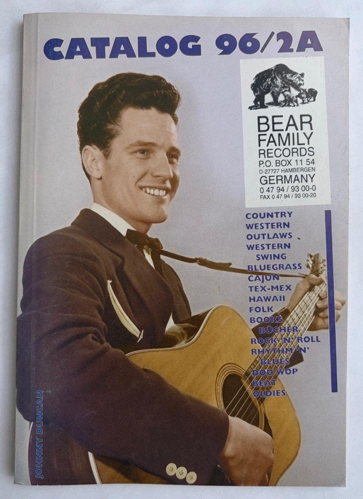 Catalogue Bear Family Records, Enlèvement ou Envoi, Comme neuf, Bear family records, Catalogue