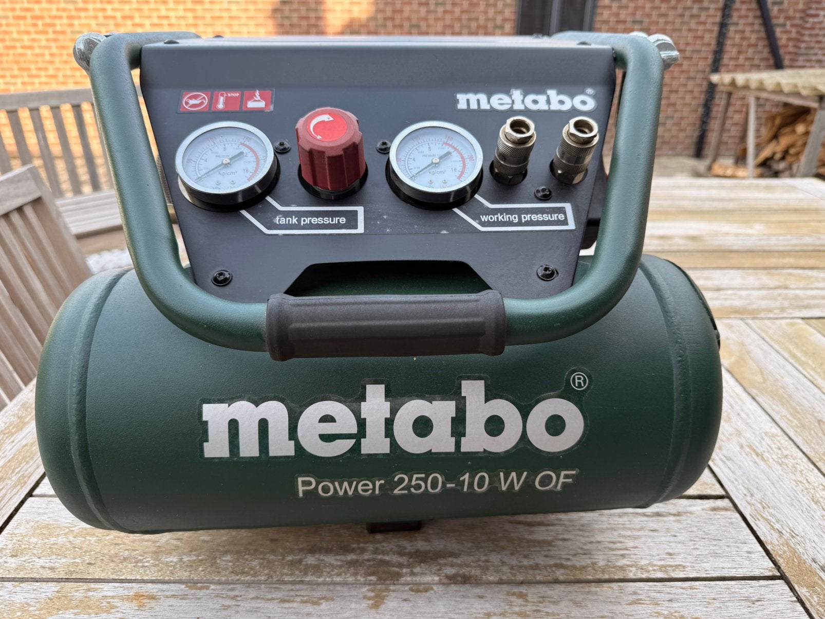 Compresseur Metabo, Moins de 25 litres, Comme neuf, Enlèvement, 6 à 10 bars