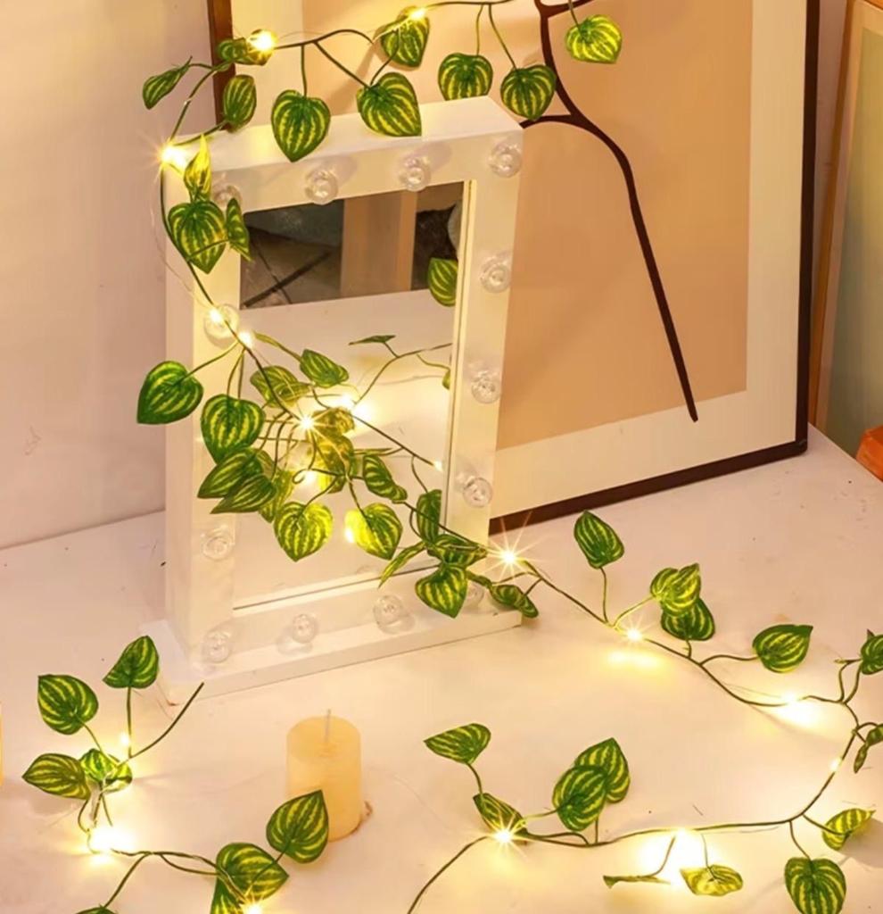 Tropische LED slinger groen - 2 meter - 20 LED’s  - nieuw, Ophalen, Nieuw, Led