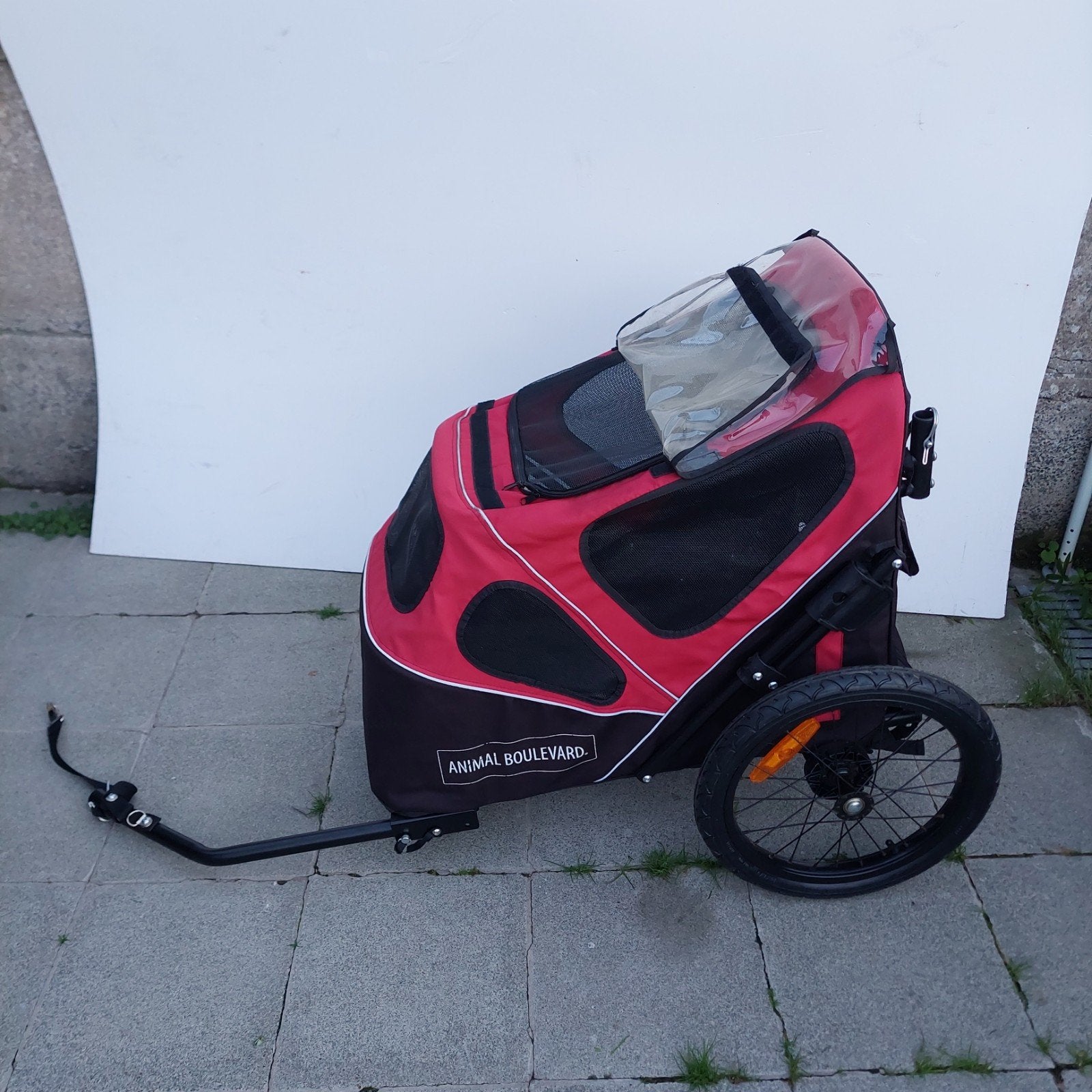 fietsaanhangwagen hond, Ophalen, Gebruikt
