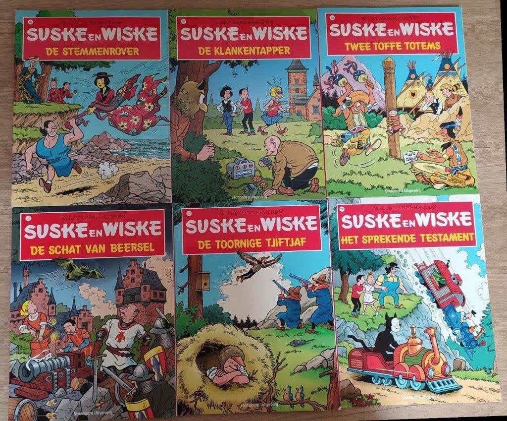 strips Suske en Wiske ( hertekende cover ), Ophalen of Verzenden