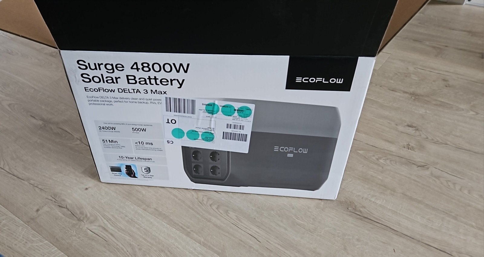 EcoFlow Delta 3 max powerstation, Caravanes & Camping, Accessoires de camping, Enlèvement, Neuf