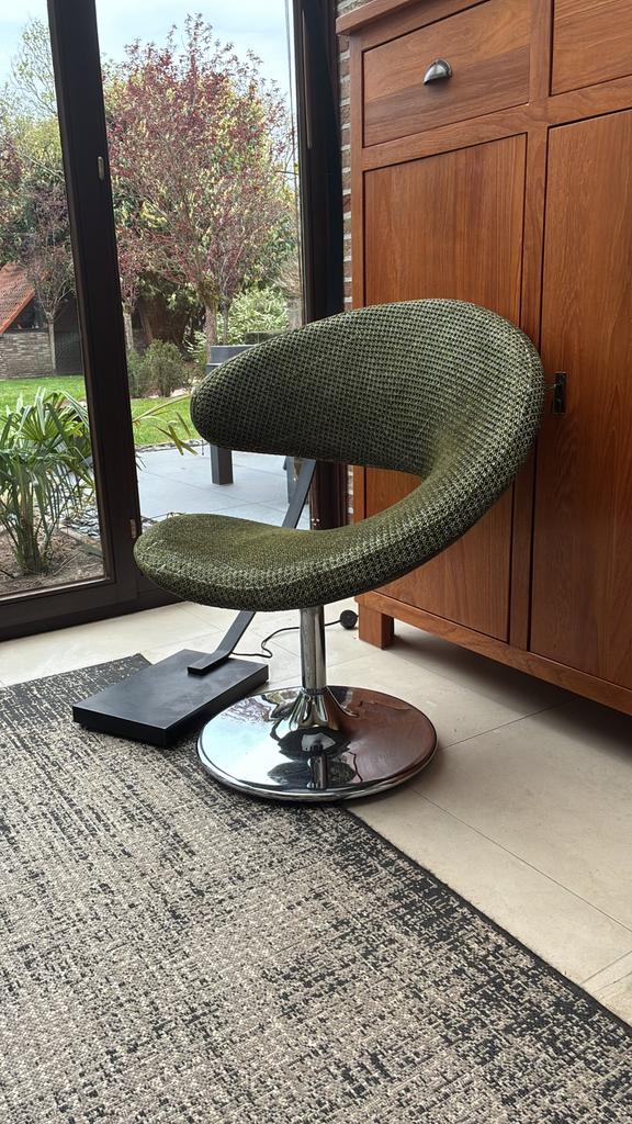 Vintage design draaizetel in perfecte staat., Antiek en Kunst, Ophalen
