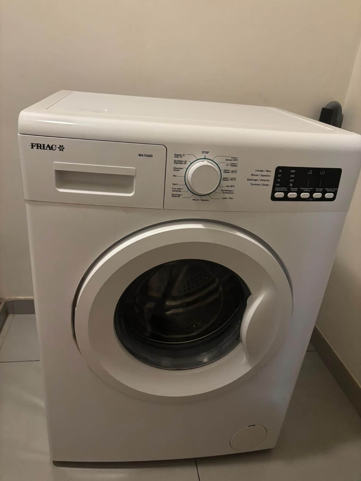 Wasmachine FRIAC (1000 toeren) – Goede staat – Lier, Electroménager, Lave-linge, Utilisé, Enlèvement
