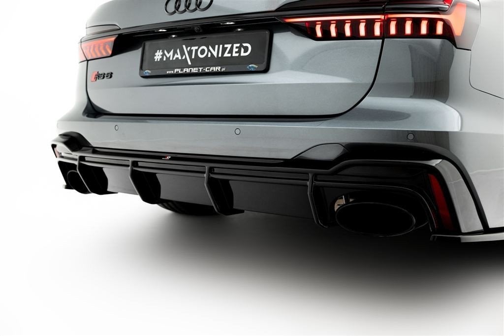 Maxton Design Audi RS6 C8 Rear Valance Met Trekhaak, Verzenden