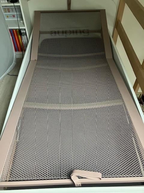 Auping spiraalbodem 90x200 - manueel verstelbaar, Ophalen, Gebruikt, 90 cm, Eenpersoons