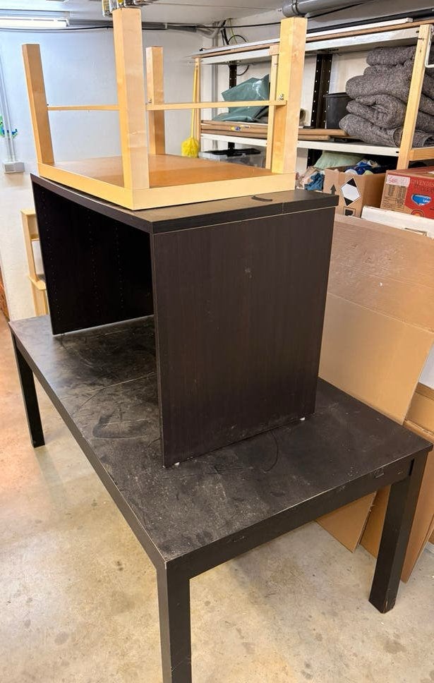 Houten ikea tafel - bureau - LACK-tafel, Ophalen