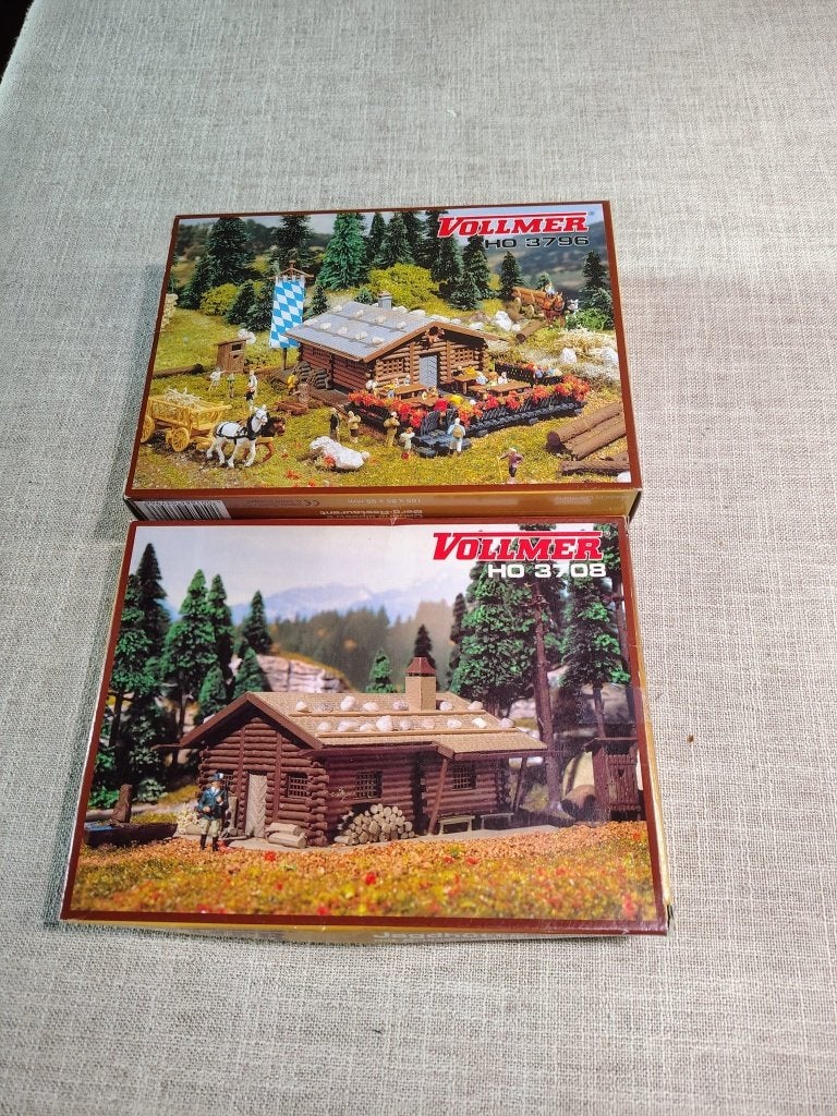 Pavillon et restaurant de montagne Vollmer HO 3708 et 3796, Neuf, Autres marques, Analogique, Enlèvement ou Envoi