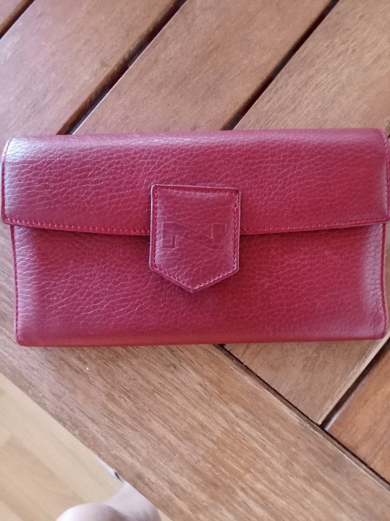 Portefeuille, Overige kleuren, Zo goed als nieuw, Leder, Ophalen