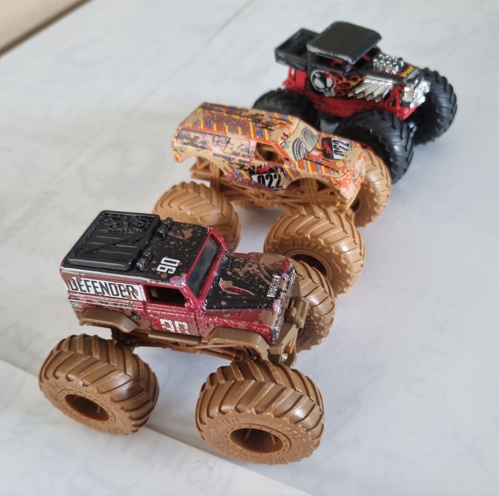 Monster truck auto's, Kinderen en Baby's, Ophalen, Gebruikt
