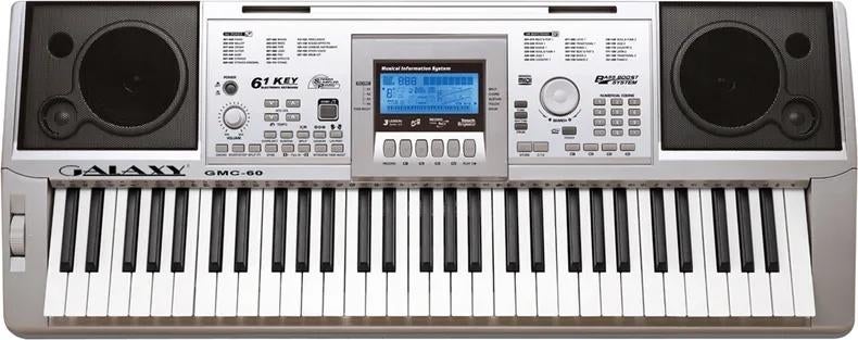 SPLINTERNIEUW ELECTRONIC KEYBOARD GALAXY GMC-60, Muziek en Instrumenten, 61 toetsen, Nieuw, Midi-aansluiting, Ophalen