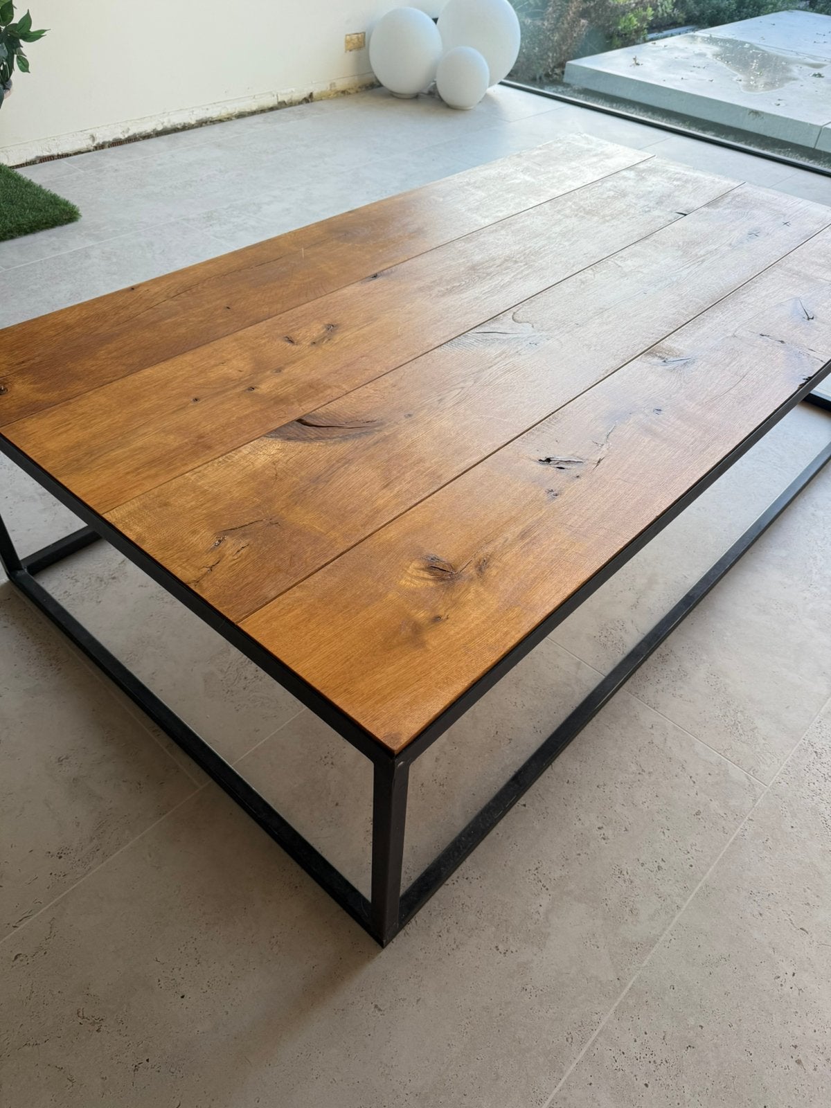 Grote salontatefel, Huis en Inrichting, 50 tot 100 cm, Zo goed als nieuw, 150 tot 200 cm, Overige houtsoorten