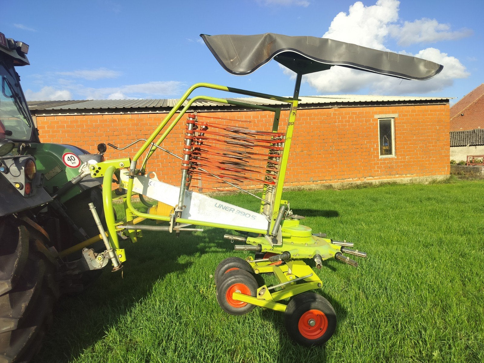 Claas liner 390s, Ophalen