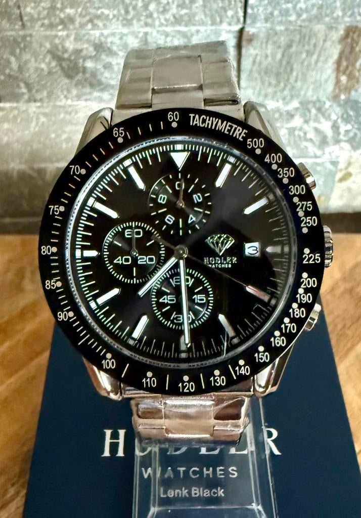 HODLER LENK SPORT CHRONO TWV499€! 💯%NIEUW MET CERTIFICAAT!, Ophalen of Verzenden, Nieuw