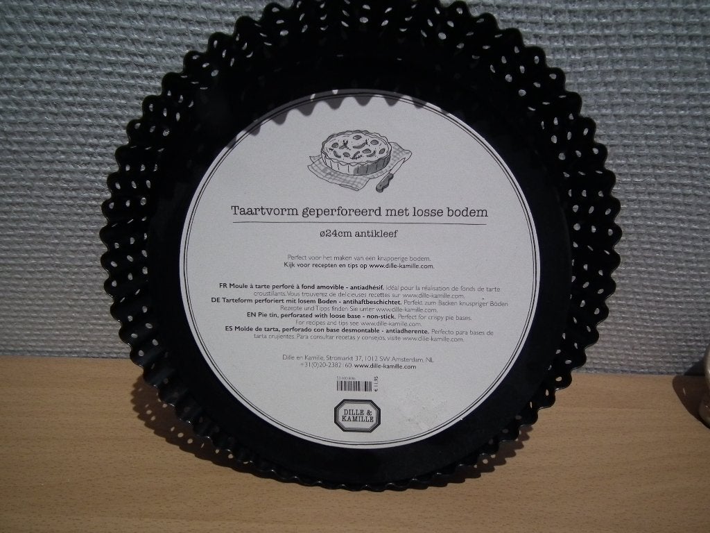 Moule à tarte perforé à fond amovible - antiadhésif (24 cm), Envoi, Comme neuf, Gâteaux et Tartes, Moule
