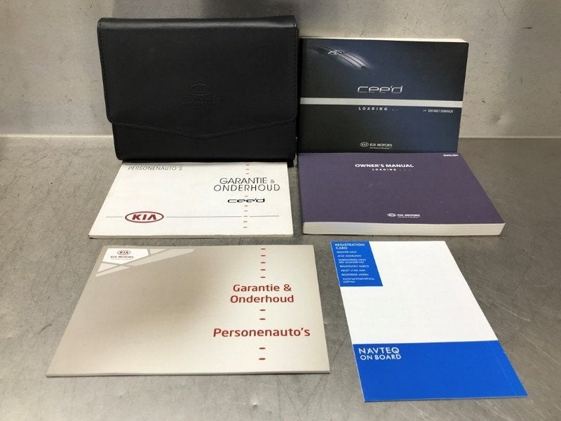 INSTRUKTIEBOEK Kia Pro cee'd (EDB3) (01-2008/10-2012), Gebruikt, Kia