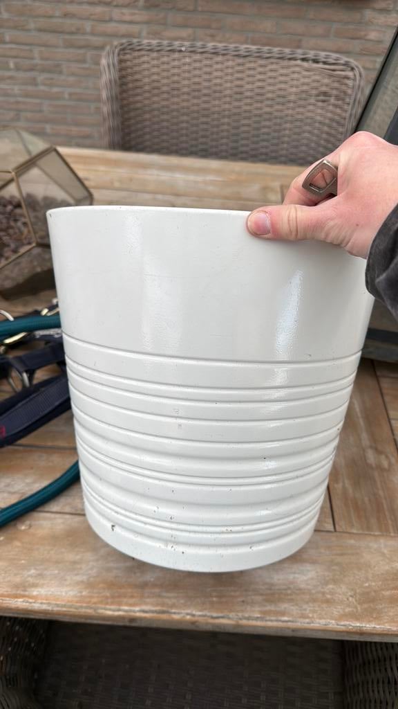 Bloempot 24 cm doorsnede, Moins de 30 cm, Intérieur, Enlèvement, Utilisé