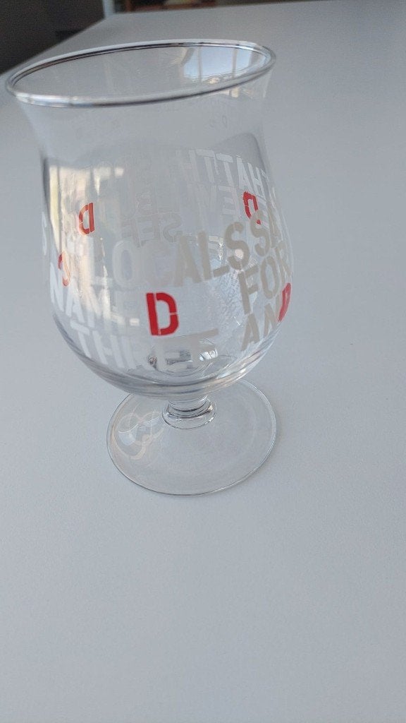 Duvel Collection Glas - Michel Moortgat (Limited Edition), Verzamelen, Biermerken, Ophalen, Zo goed als nieuw, Glas of Glazen