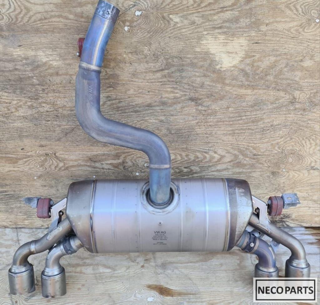 VOLKSWAGEN GOLF AKRAPOVIC UITLAAT UITLAATSYSTEEM ORGINEEL, Ophalen of Verzenden, Gebruikt, Volkswagen