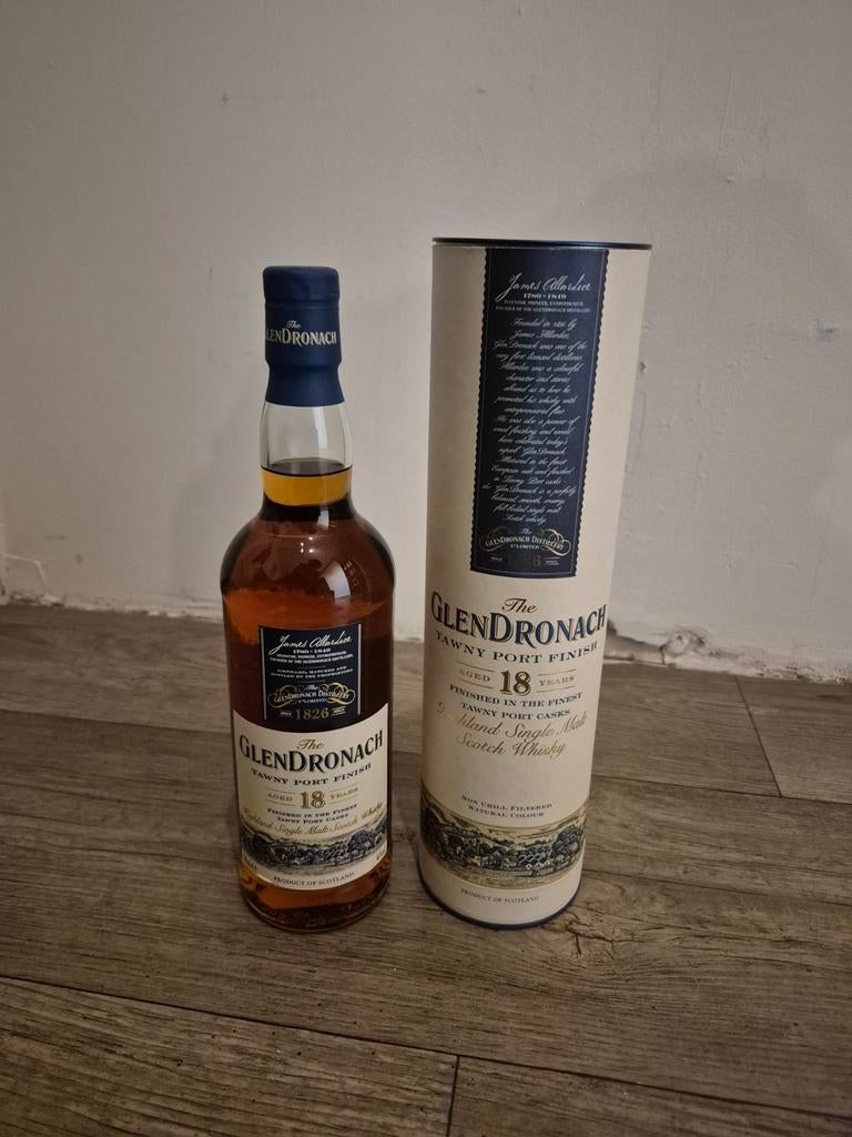 Glendronach 18 tawny port, Enlèvement ou Envoi, Porto