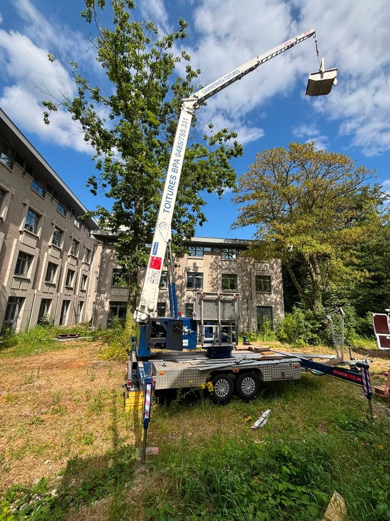 GRUE TOITURE KLAAS K20/30, Enlèvement, Grue