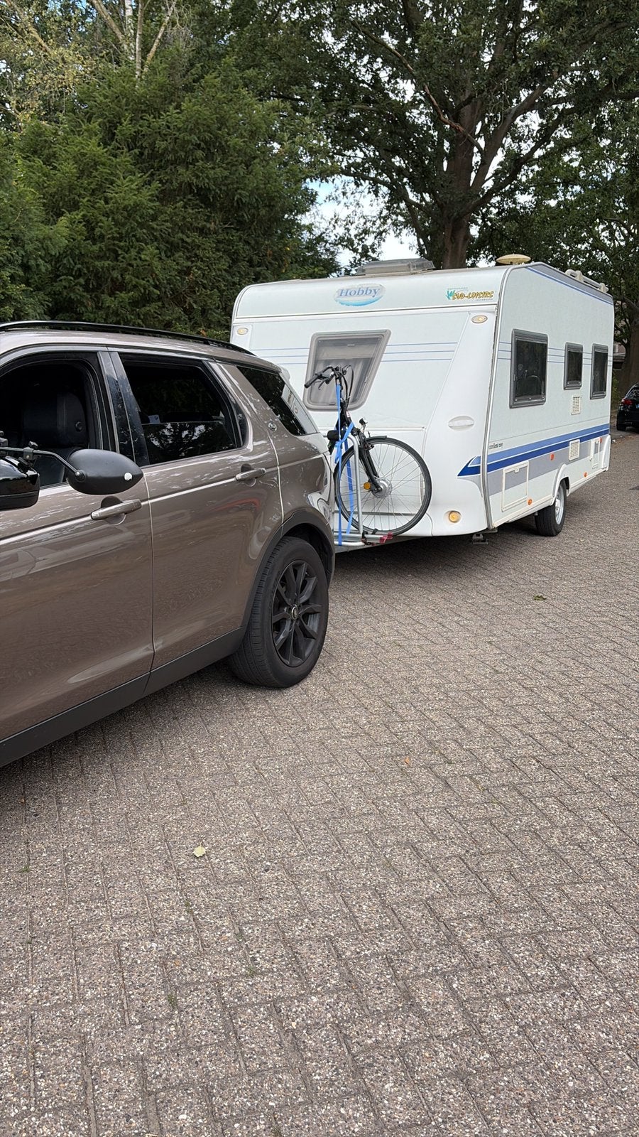 Hobby 495 met mover en mobiele airco, Rondzit, Hobby, Particulier, Schokbreker