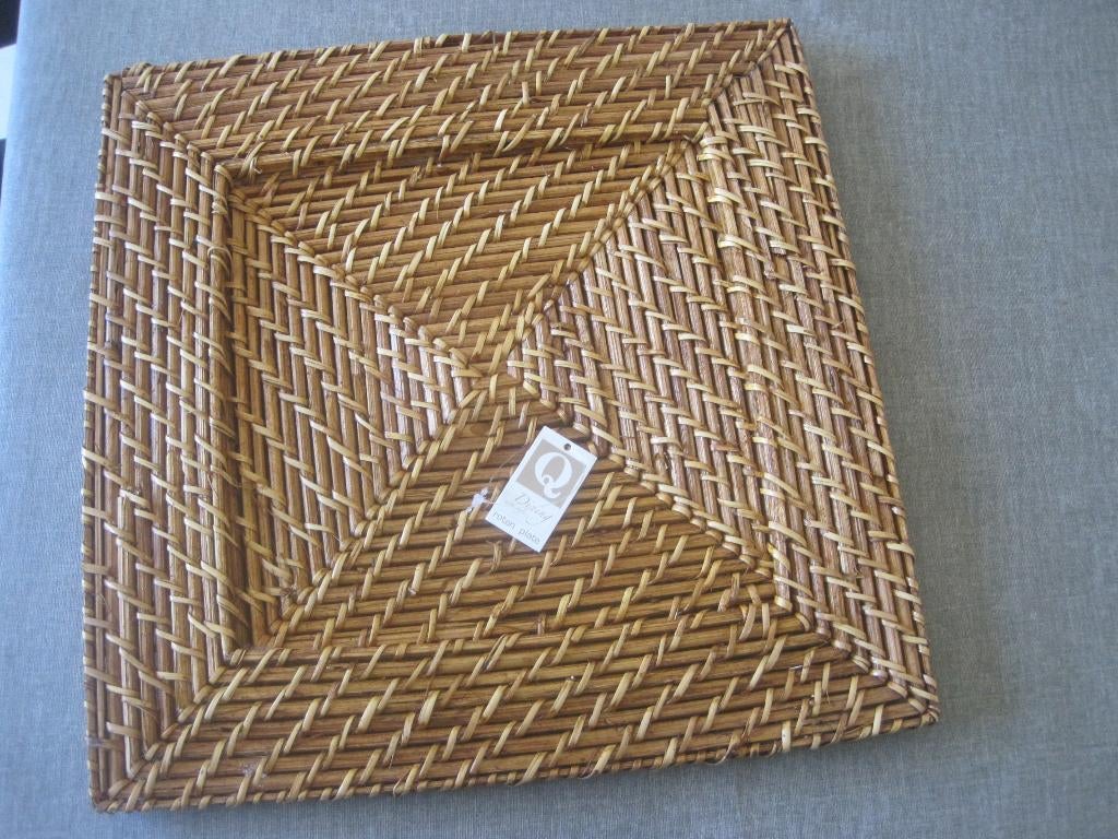 6 sets de table en rotin neufs, Enlèvement ou Envoi, Neuf, Carré, Intérieur