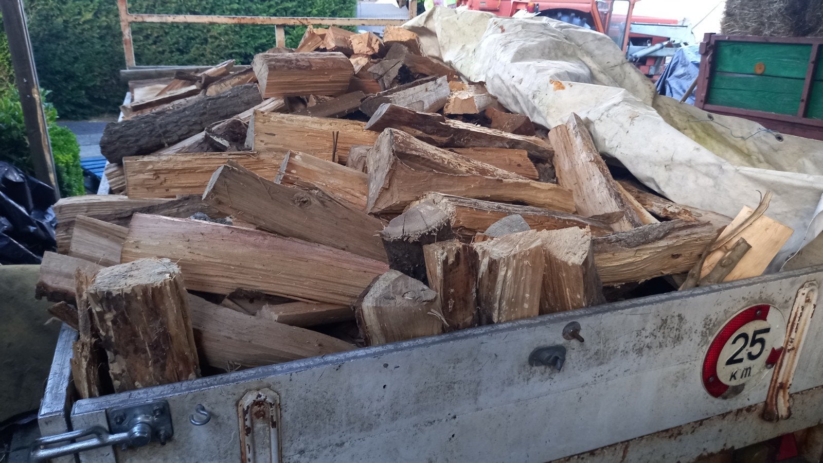 Droog hout , mix van ,den ,eik, Minder dan 3 m³, Ophalen, Overige houtsoorten, Blokken