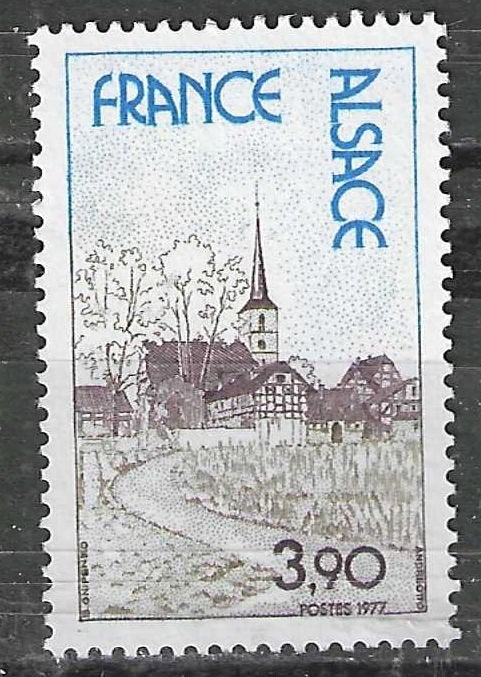 Frankrijk 1977 - Yvert 1921 - Mittelbergheim (Elzas) (PF), Verzenden, Postfris