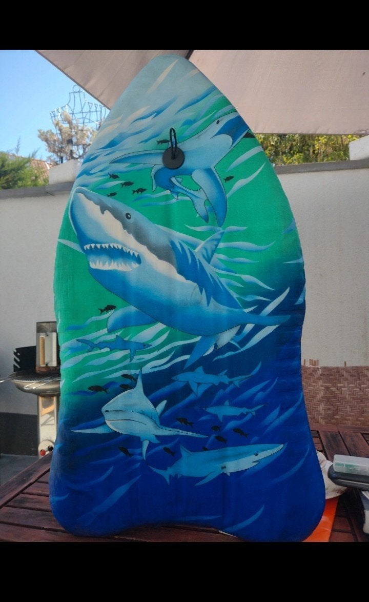 surfboard haaien, Ophalen, Zo goed als nieuw