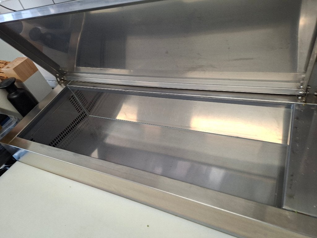 frigo , saladbar  merk topcold, Elektronische apparatuur, Koelkasten en IJskasten, 150 tot 200 liter, Ophalen, Gebruikt, Zonder vriesvak