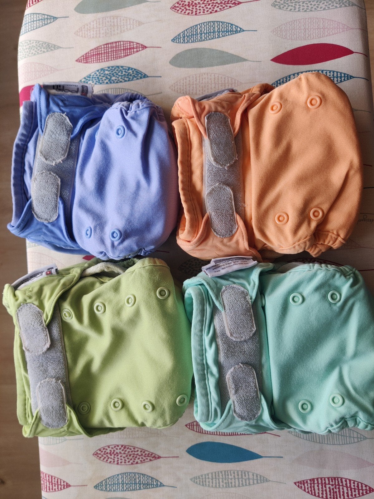 Wasbare luiers, 3 delig, met extra nacht inlayer, Ophalen