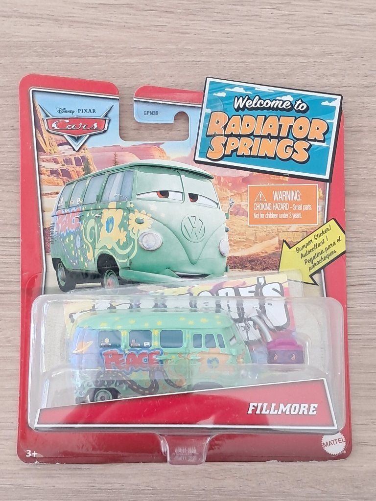 Disney Pixar Cars Fillmore 1:55, Ophalen of Verzenden, Nieuw, Auto, Overige merken