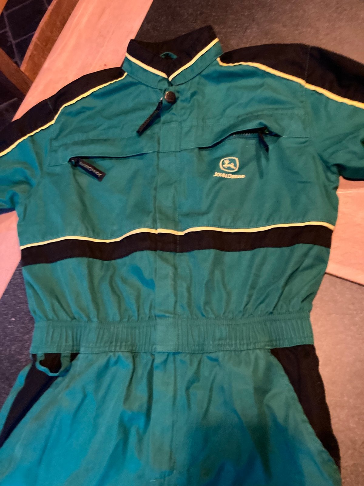Overall jhon deere maat 8 voor kinderen, Tuin en Terras, Ophalen, Zo goed als nieuw, Kinderen, Overall
