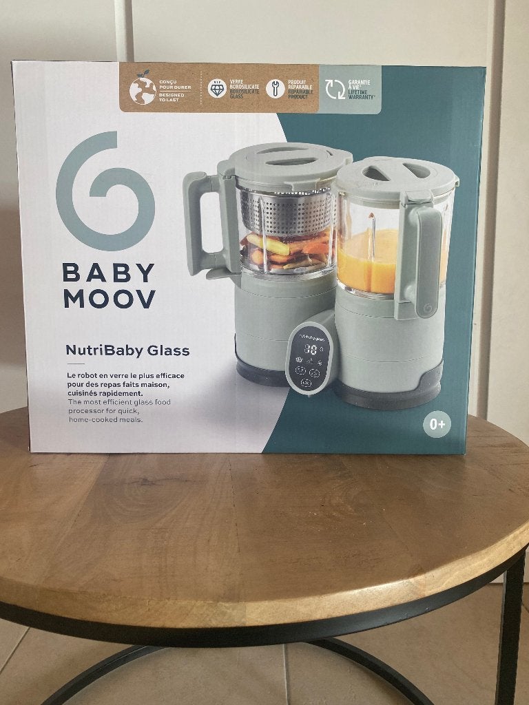 Babymoov Nutribaby Glass, Neuf, Préparateur de repas pour bébé, Enlèvement, Babymoov