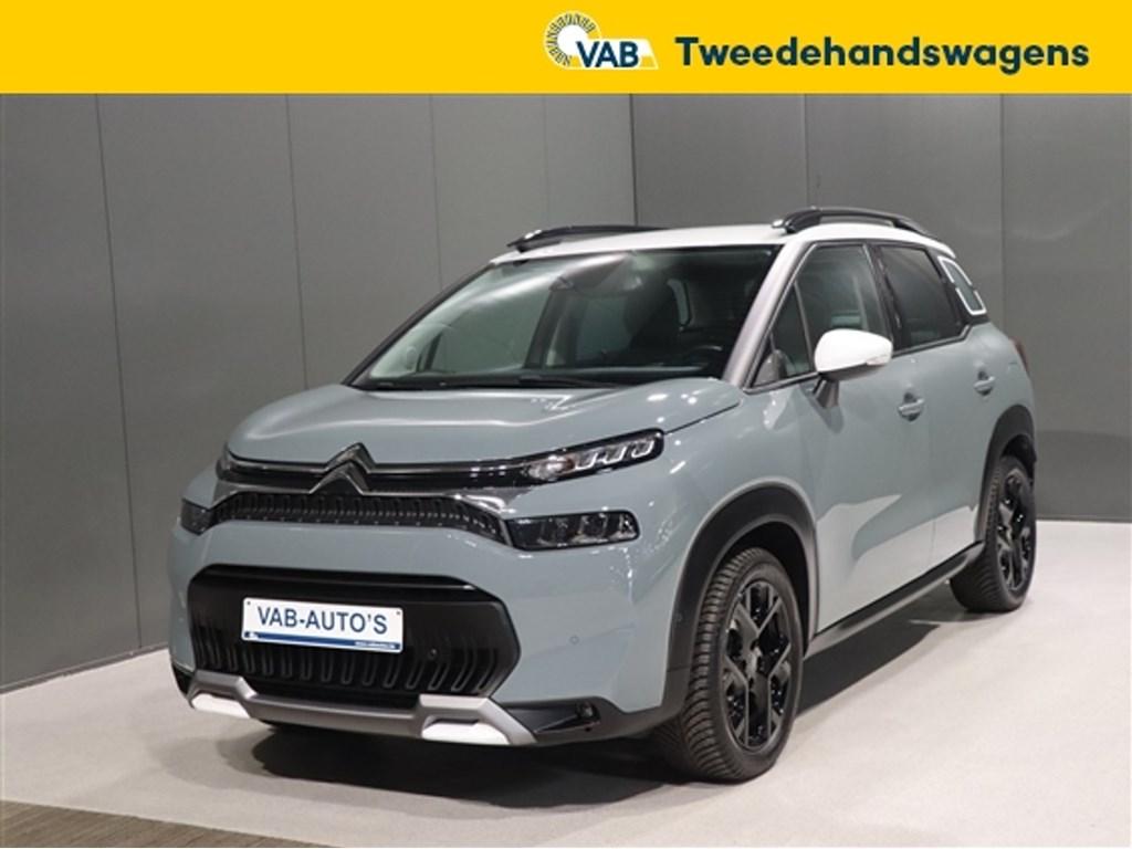 Citroen C3 Aircross   1.2T SHINE CARPLAY NAV CAMERA FULL LE, Automaat, Zwart, Bedrijf, 5 zetels