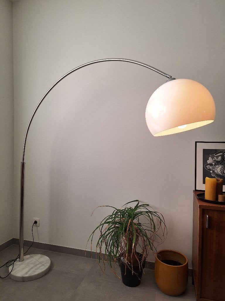 Staande lamp, Huis en Inrichting, Ophalen, Zo goed als nieuw, Metaal, E27 (groot)