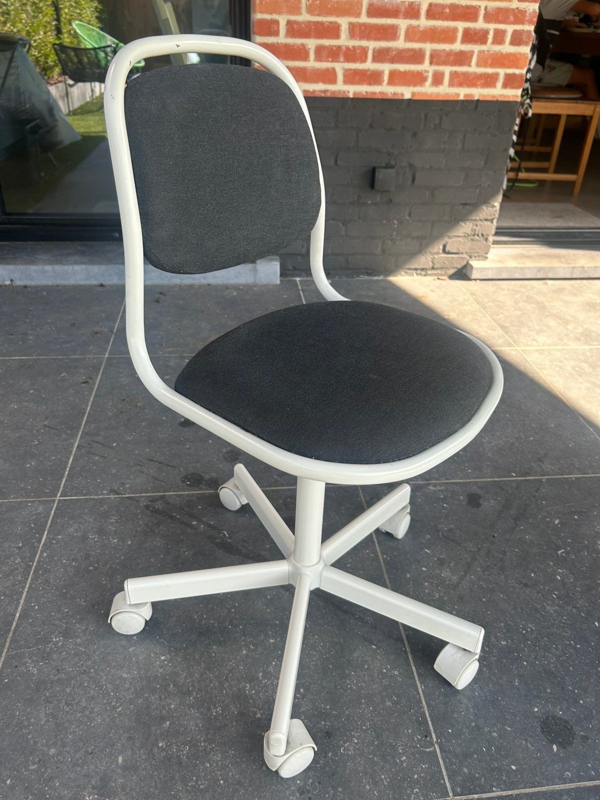Kinder bureaustoel ÖRFJÄLL, Huis en Inrichting, Bureaustoelen, Gebruikt, Bureaufiets, Zwart, Ergonomisch, Ophalen