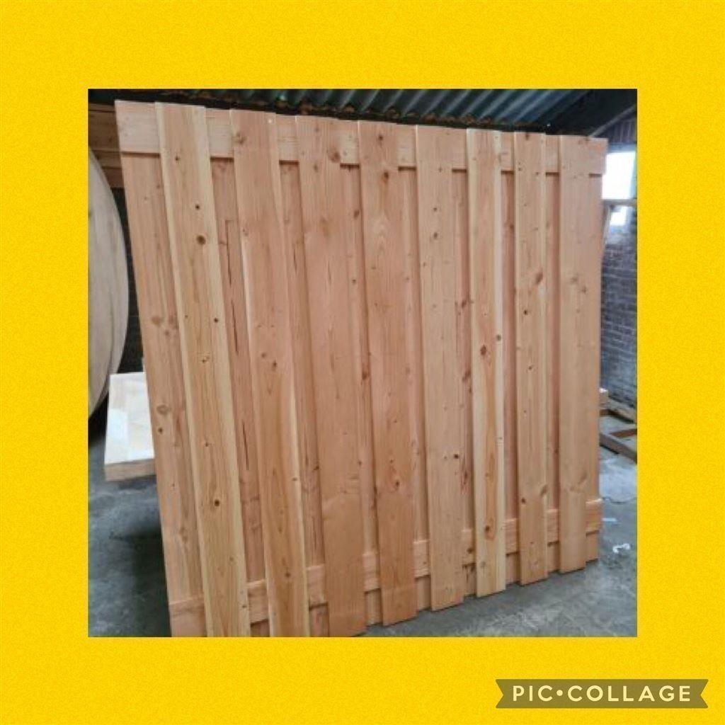 Tuinafscheiding schutting grenen | douglas hout, Tuin en Terras, Tuinschermen, Ophalen of Verzenden, Nieuw, Hout