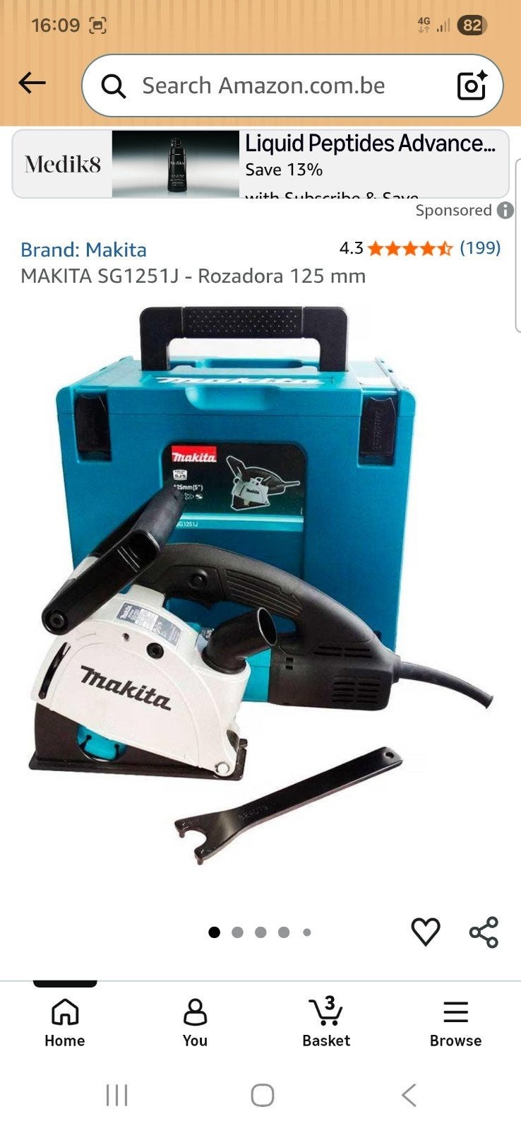 Rainureuse Makita, Enlèvement, Comme neuf