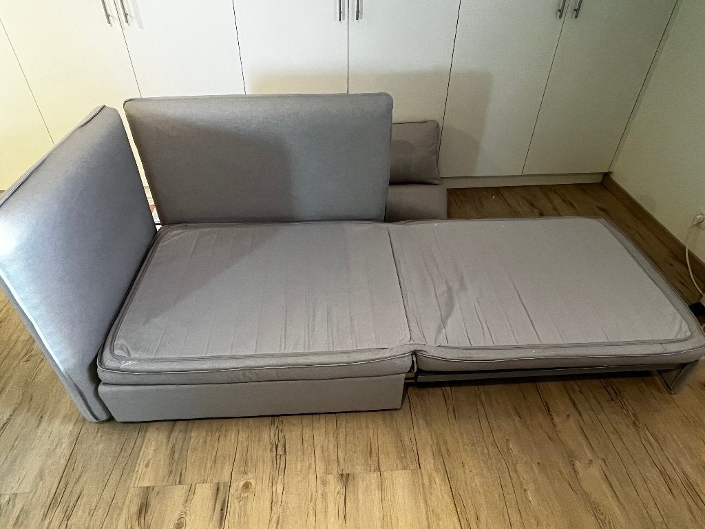 fauteuil/canapé-lit simple IKEA VALLENTUNA (comme neuf), Maison & Meubles, Gris, 200 cm, Une personne, Comme neuf