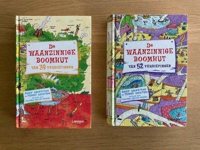Twee boeken De waanzinnige boomhut, Boeken, Ophalen, Gelezen, Andy Griffiths; Terry Denton, Fictie